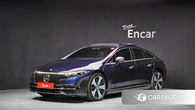 Mercedes-Benz EQS V297 2022 Синий из Кореи