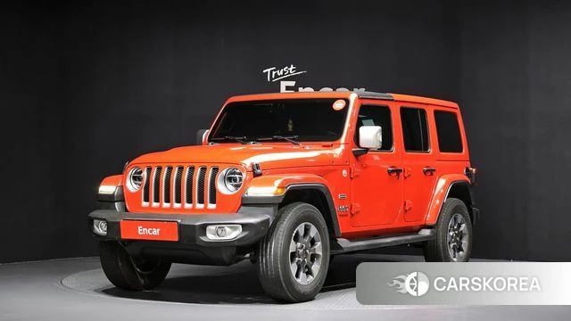 Jeep Wrangler (JL) 2022 Красный из Кореи