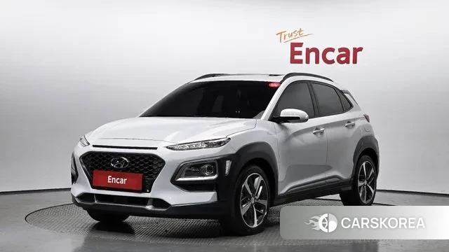 Hyundai Kona 2019 Белый из Кореи