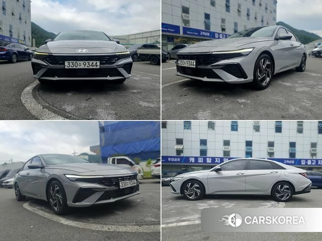 Hyundai The New Avante (CN7) 2024 Серебристо-серый из Кореи