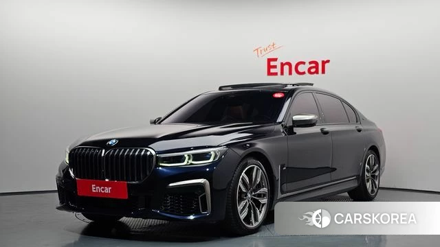 BMW 7 Series (G11) 2022 Синий из Кореи