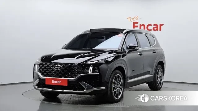 Hyundai The New Santa Fe 2023 Черный из Кореи