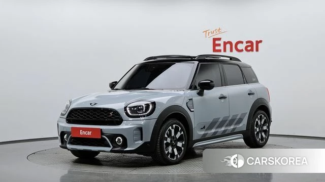 Mini Cooper S Countryman 2023 Небесно-голубой из Кореи
