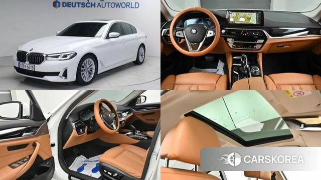 BMW 5 Series (G30) 2022 Белый из Кореи