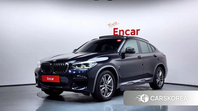 BMW X4 (G02) 2021 Черный из Кореи