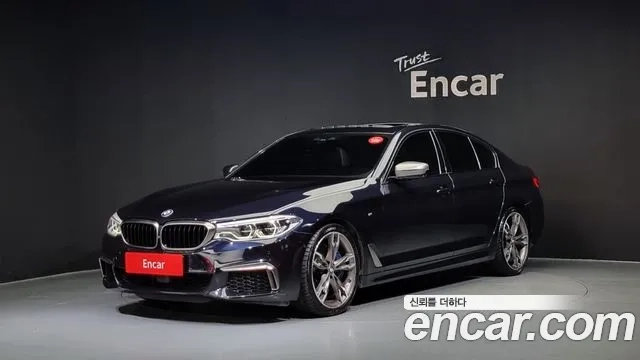 BMW 5 Series (G30) 2019 Синий из Кореи