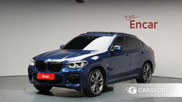 BMW X4 (G02) 2021 Синий из Кореи