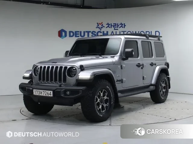 Jeep Wrangler (JL) 2019 Серебряный из Кореи