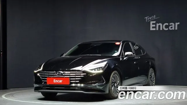 Hyundai Sonata Hybrid (DN8) 2021 Черный из Кореи