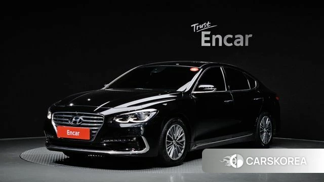 Hyundai Grandeur IG Hybrid 2019 Черный из Кореи