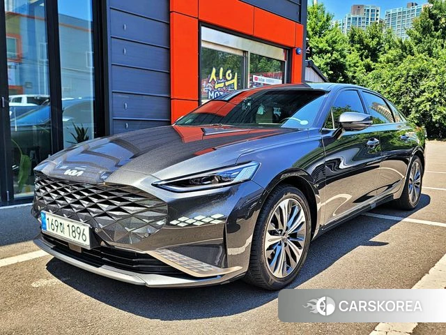 Kia K8 Hybrid 2022 Серый из Кореи