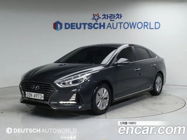 Hyundai Sonata New Rise Hybrid 2018 Серый из Кореи