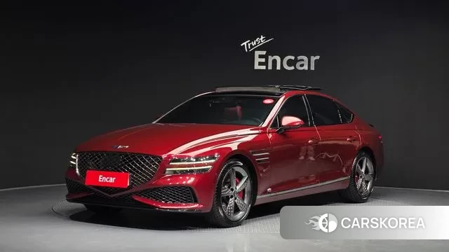 Genesis G80 (RG3) 2023 Красный из Кореи