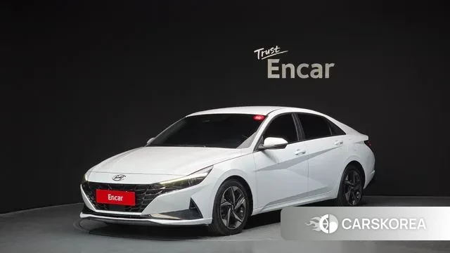 Hyundai Avante (CN7) 2020 Белый из Кореи