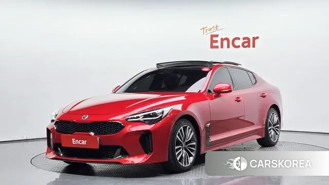 Kia Stinger 2019 Красный из Кореи