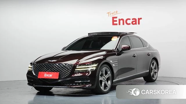 Genesis G80 (RG3) 2021 Красный из Кореи