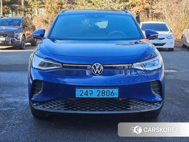 Volkswagen ID.4 2022 Синий из Кореи