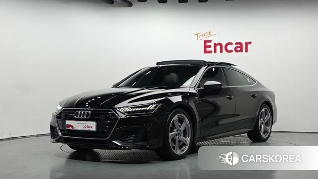Audi A7 (4K) 2022 Черный из Кореи