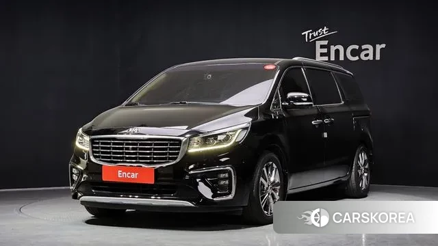 Kia The New Carnival 2018 Черный из Кореи