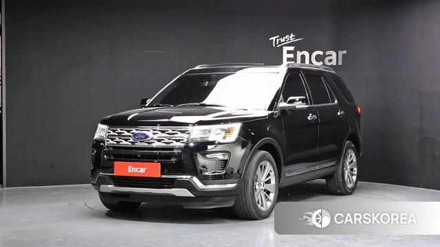 Ford Explorer 2018 Черный из Кореи