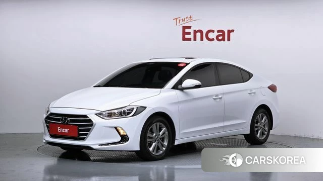 Hyundai Avante AD 2018 Белый из Кореи