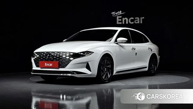 Hyundai The New Grandeur IG Hybrid 2021 Белый из Кореи