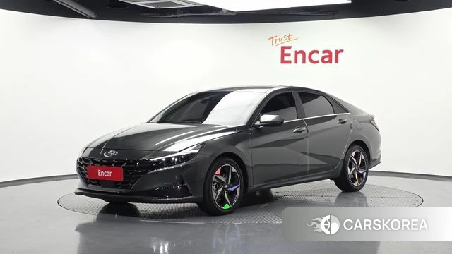 Hyundai Avante (CN7) 2022 Серый из Кореи