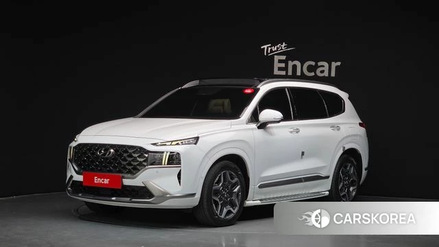 Hyundai The New Santa Fe 2021 Белый из Кореи