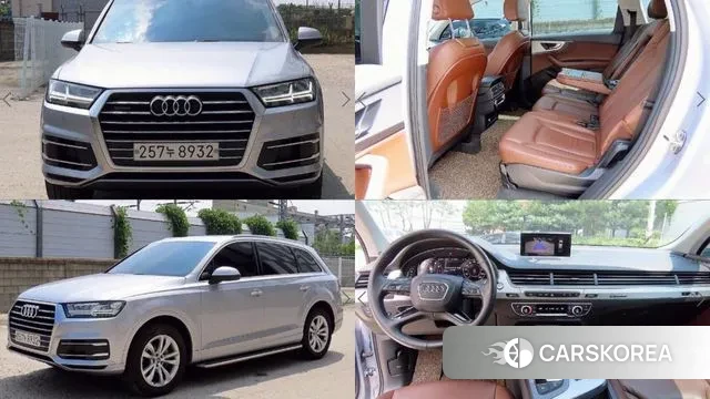 Audi Q7 (4M) 2019 Серебряный из Кореи