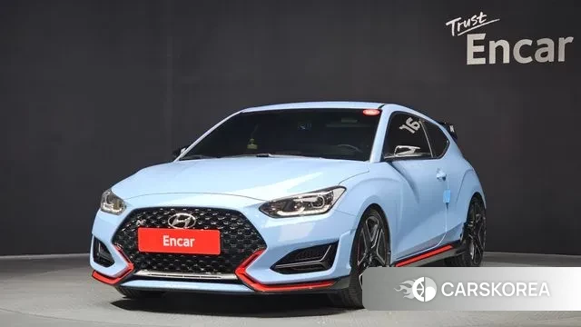 Hyundai Veloster (JS) 2019 Небесно-голубой из Кореи