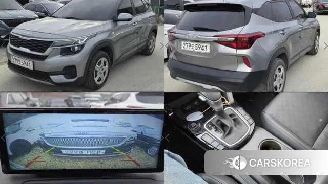 Kia Seltos 2021 Серый из Кореи