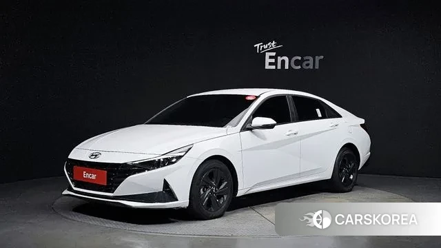 Hyundai Avante (CN7) 2022 Белый из Кореи