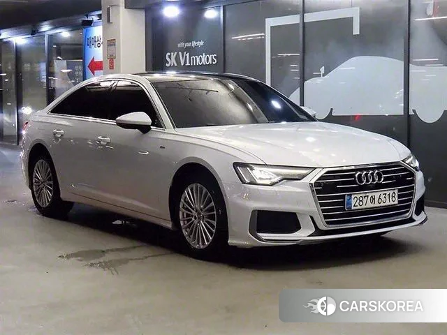 Audi A6 (C8) 2020 Белый из Кореи