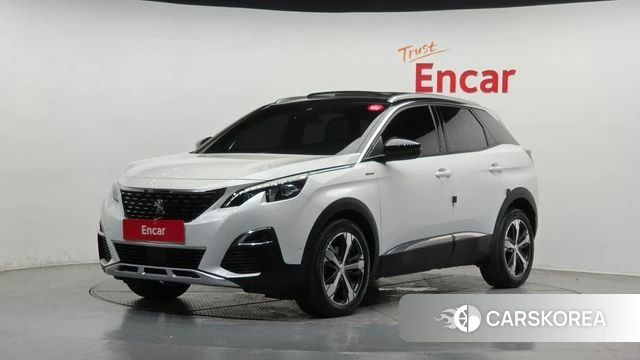 Peugeot 3008 second generation 2018 Белый двухцветный из Кореи