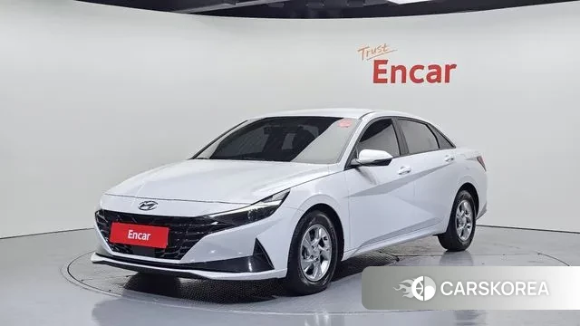 Hyundai Avante (CN7) 2021 Белый из Кореи