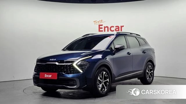 Kia Sportage 5th Generation Hybrid 2023 Синий из Кореи