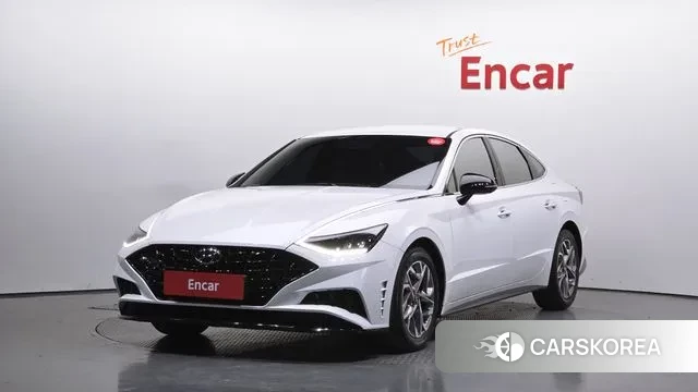 Hyundai Sonata (DN8) 2021 Белый из Кореи