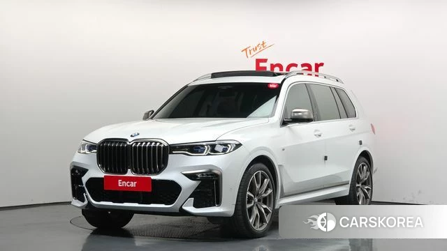 BMW X7 (G07) 2021 Белый из Кореи