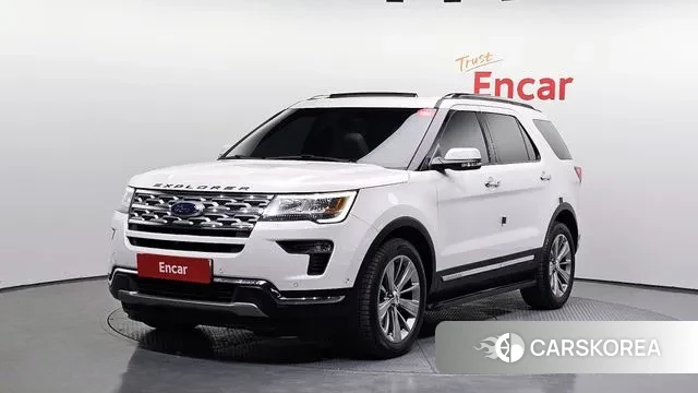 Ford Explorer 2018 Белый из Кореи