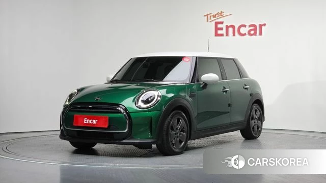 Mini Cooper 2021 Зеленый из Кореи