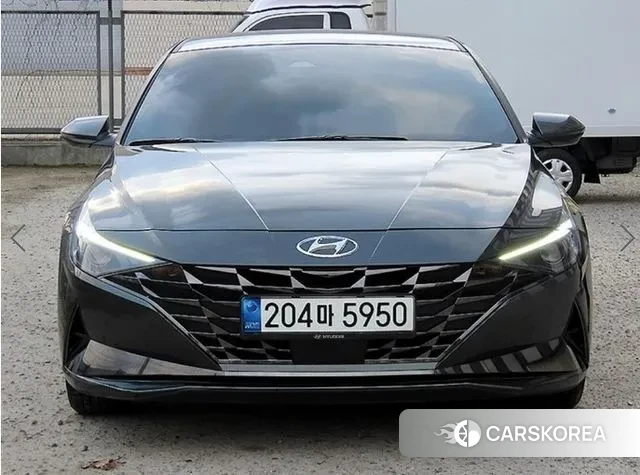 Hyundai Avante (CN7) 2021 Серый из Кореи