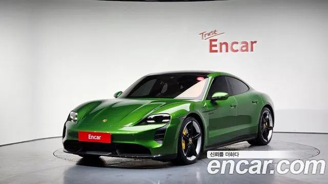 Porsche Taycan 2021 Зеленый из Кореи