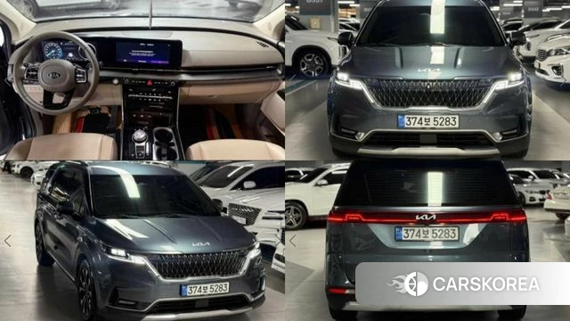 Kia Carnival 4th generation 2020 Синий из Кореи