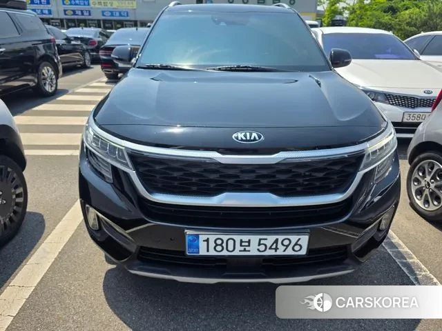 Kia Seltos 2019 Черный из Кореи