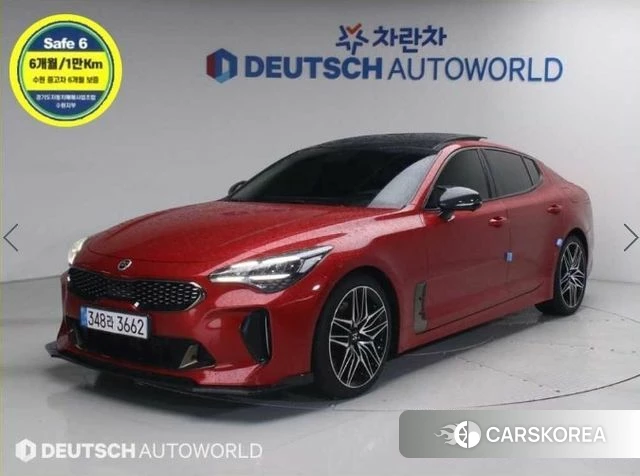 Kia Stinger Meister 2020 Красный из Кореи