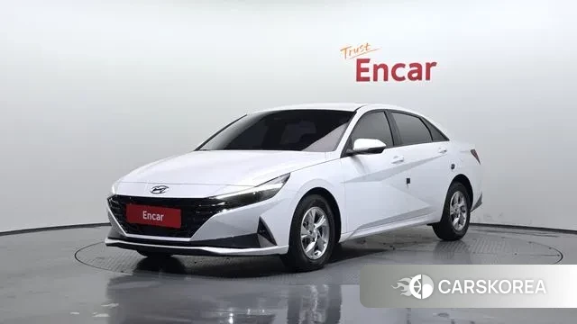 Hyundai Avante (CN7) 2021 Белый из Кореи