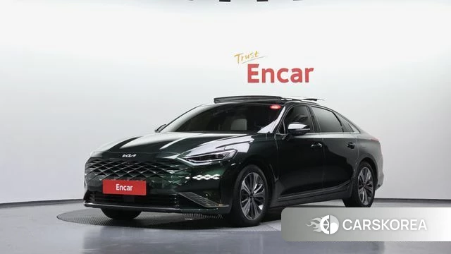 Kia K8 Hybrid 2022 Темно-зеленый из Кореи