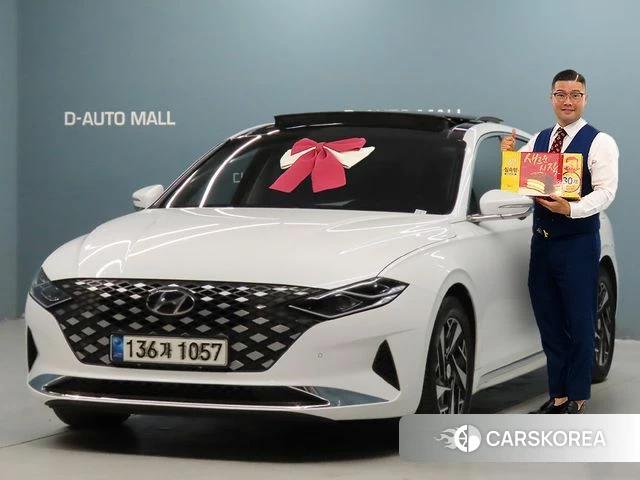 Hyundai The New Grandeur IG Hybrid 2020 Белый из Кореи