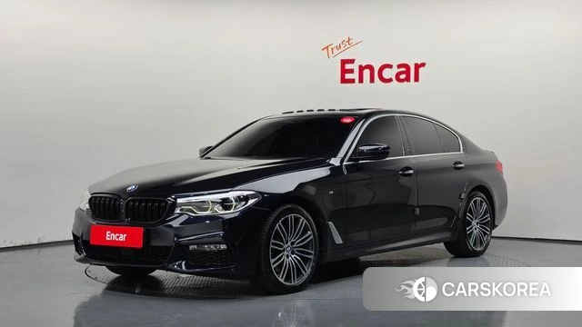 BMW 5 Series (G30) 2018 Черный из Кореи
