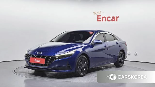 Hyundai Avante (CN7) 2020 Синий из Кореи